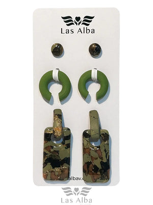 Handmade Polymer Clay Earrings Las Alba FV