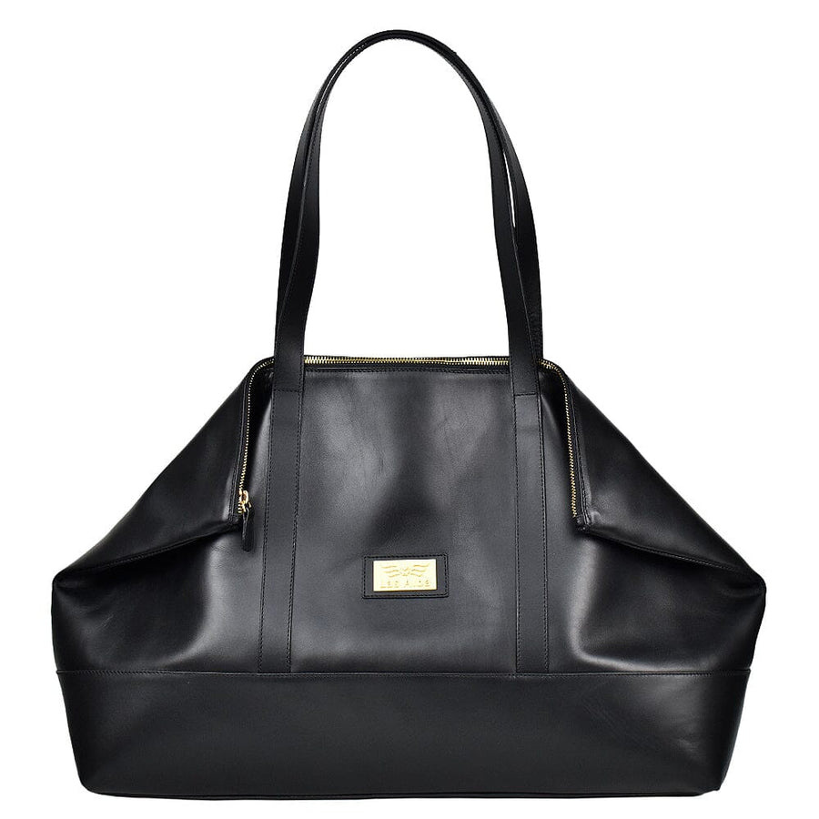 Calina Scott Tote & Backpack Handbag Las Alba FV Black Leather 