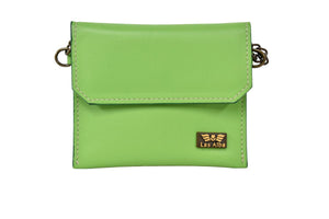 Italian Mel Handbag Las Alba FV Green 